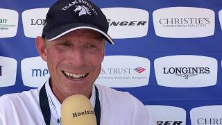 Peder Fredricson at WEG 2018 ‘Maybe I should ask Jeroen Dubbeldam for some advices’ [upl. by Erasme]