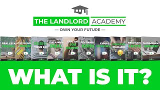 The Landlord Academy — What Is It amp Whats Included  1On1 Real Estate Investing Coaching [upl. by Nnayelhsa]