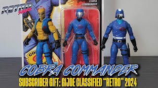 SUBSCRIBER GIFT GIJOE Classified Retro Cobra Commander amp Haslab Hisstank amp Once A Man Comparisons [upl. by Derick75]