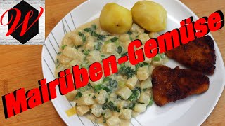 MairübenGemüse einfach und lecker  4k Video [upl. by Iatnohs]