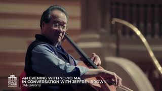 An Evening with YoYo Ma in Conversation with Jeffrey Brown coming to the Kravis Center [upl. by Denise]