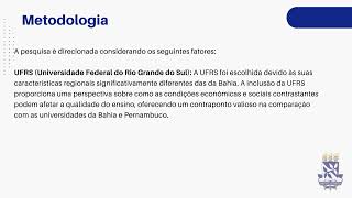 Impactos das Condições Socioeconômicas Regionais nas Universidades Federais [upl. by Prunella]