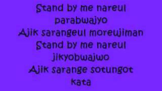 Stand By Me with lyrics by SHINee [upl. by Ahsial]