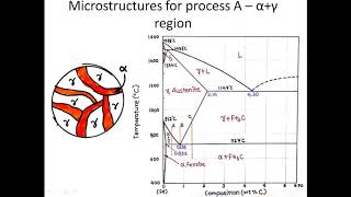 Lecture 18 Iron Iron carbide diagram [upl. by Mchale]