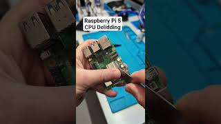 Raspberry Pi 5 CPU Delidding [upl. by Htur]