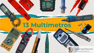 💥⚡👉13 MULTÍMETROS imprescindibles para trabajos eléctricos🤸‍♀️ [upl. by Siegel]