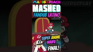 MARIO Y PEACH PERO SON ANIME WAIFU🍑 Final fandub mario anime shorts [upl. by Kooima]