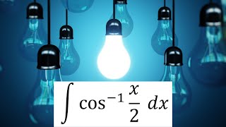 Integration of cos inverse x2 Solution [upl. by Trebmer319]