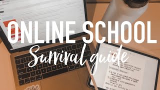 HOW TO SURVIVE ONLINE SCHOOL  COLLEGE  CLASSES [upl. by Lienet840]