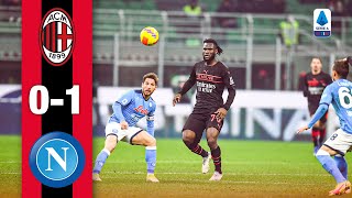 VAR rules out Kessies equalizer  AC Milan 01 Napoli  Highlights Serie A [upl. by Parris151]