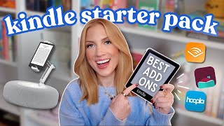 kindle essentials starter pack 🛍️ best accessories  bookish items [upl. by Bucky500]