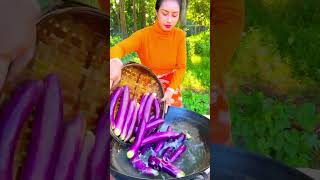 Fish cooked with eggplant catcookingshow [upl. by Alvy810]