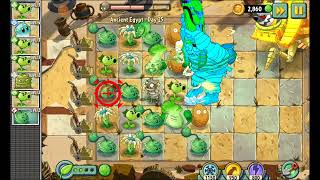 Boss battle 😬  Ancient Egypt Day 25  Plants vs Zombies 2 games gameplay megahanna pvz2 [upl. by Aibar627]