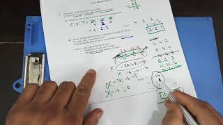 OLevel Math D QP Solution 402421MJ17 Q 1 to 5 1 of 3 [upl. by Noyar]