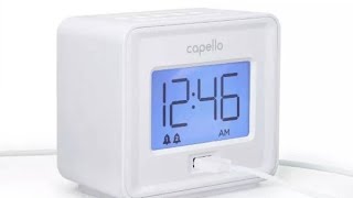 ⏰📱📚ManualCapello Alarm Clock with USB PortWhiteModelCA10 [upl. by Fredek143]