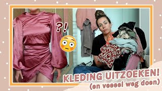 Kledingkast opruimen  AL mijn kleding uitzoeken en VEEL weg doen 🚮 [upl. by Cristian314]