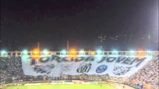 BANDEIRÃO DA TORCIDA JOVEM  Santos 3 x 1 Deportivo TáchiraVEN Libertadores 2011 [upl. by Nageem]