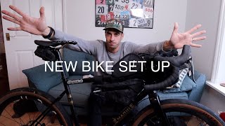 Steel Gravel Bike  New Bike Packing Set Up [upl. by Gorga257]