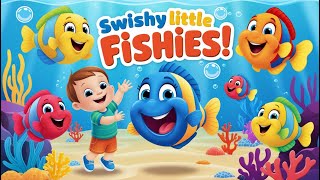 Swishy Little Fishies Song🌊🐠  Fun Ocean Adventure Song for Kids  Melon Rhymes [upl. by Kenlay]