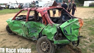 2litre National Banger 10 Vs 10 Head to Head Teams amp Rookie Bangers North Cornwall Motor Racing Club [upl. by Andrei]