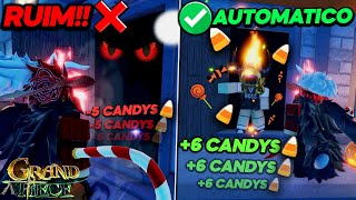 COMO FARMAR CANDIES AUTOMATICAMENTE no EVENTO de HALLOWEEN do GRAND PIECE do ROBLOX MELHOR FORMA [upl. by Fisoi]