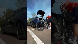 Transporting you bike in the car We’ve got you covered bikecommuting cycling [upl. by Ssepmet587]