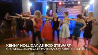 Rod Stewart Tribute  ENTERTAINER Kenny Holliday USA 2015 [upl. by Zere]