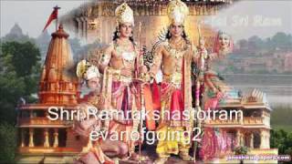 Shri Ram Raksha Stotram  Evening Mantras Lyrics in description [upl. by Hankins686]