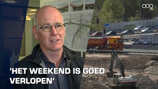 Operatie Julianaplein succesvol afgesloten tijdelijke Tkruising open voor verkeer [upl. by Amarette]