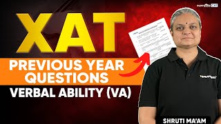 XAT Verbal Ability Previous Year Questions  VA PYQs from XAT Exam  XAT 2024 Exam Preparation [upl. by Ynabla559]