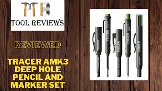 Tracer AMK3 deep hole pencil and marker set  reviewed [upl. by Sakiv445]