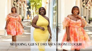 Wedding Guest Dress Ideas  Eloquii Haul [upl. by Aztinaj802]