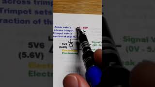 Schematic How To Steady Trimpot Vout With Zener Diode diy electronics electrical [upl. by Alyag]