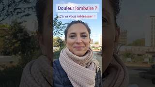 Douleur en bas du dos  Cest pour vous  lombalgie [upl. by Bernete]