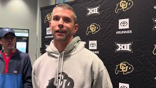 Robert Livingston gives second bye week update on Colorado Buffaloes defense [upl. by Ahsikyt344]