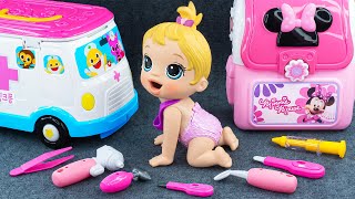 90 Minutes Minnie Mouse Ambulance Toys Satisfying ASMR Doctor Toys Unboxing 💞 Lana Unboxing Toys [upl. by Ottinger317]