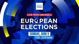 Euronews Election Night Covering every angle of the European elections live from Brussels [upl. by Ryun479]