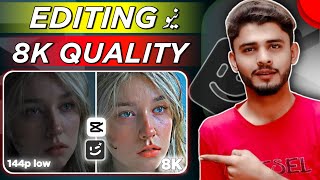 Trending 8K Video Editing  8K Quality Photo amp Video Editing  4k quality capcut [upl. by Fransen563]