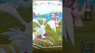 ✨️Reshiram VS✨️Palkia PVP Dragon Fight in pokemongo [upl. by Pacificas282]