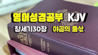 창세기30장영어성경공부 King James VersionKJV [upl. by Gayn]