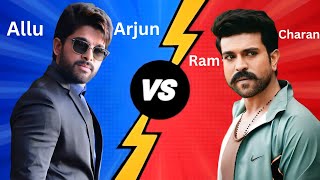 Allu Arjun vs Ram Charan Top 5 Highest Grossing Movies Comparison 🤯 [upl. by Nagel]