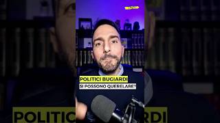 Politici bugiardi si possono querelare per truffa [upl. by Ayian]