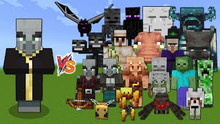 Evoker vs Every mob in Minecraft Java Edition  Minecraft 119 Evoker vs All Mobs [upl. by Tish624]