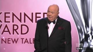 BERT NEWTON PRESENTS GRAHAM KENNEDY AWARD  2018 TV Week Logie Awards [upl. by Yetnom]