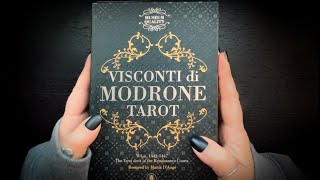 Visconti di Modrone Tarot  Historical Italian Tarot Deck [upl. by Vharat731]