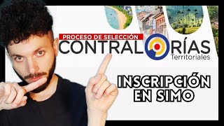 TUTORIAL Inscripción y Pago en SIMO Contralorías Territoriales [upl. by Nicholl146]