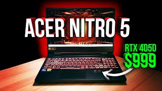 Acer Nitro 5 Unboxing Review Cutdown 10 Games Benchmarks Display Test 999 RTX 4050 Laptop [upl. by Vasos]