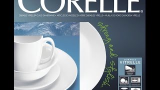 UNBOXING Corelle Livingware Winter Frost White Dinnerware Set [upl. by Barbi]