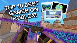 Top 10 Most Fun Roblox Games [upl. by Vey798]