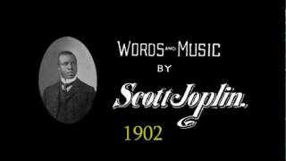 Rare Scott Joplin song The Rag Time Dance [upl. by Reeta]